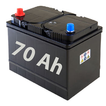 Baterías de coche Amperios 70Ah a 80Ah - Baterias web