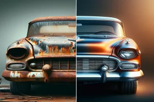 Qué pasos seguir para restaurar un coche oxidado