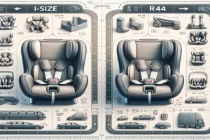 Normativa sobre sillas de coche para niños: i-Size o R44