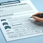 Imagen ilustrativa de un contrato de reserva de dominio de un vehículo