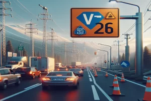 Qué es la señal V26 de tráfico y cómo identificarla