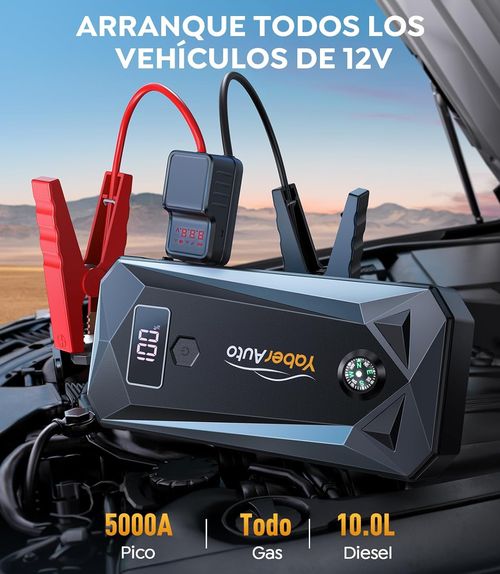 yaberauto ya 40 26800mah 500a detalle pinzas